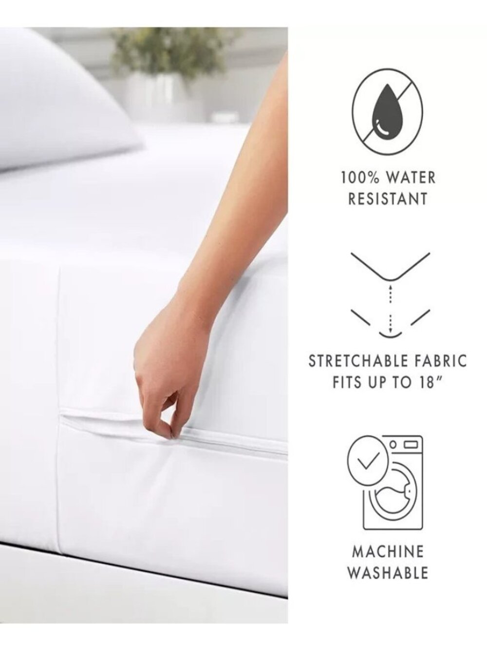 ienjoy Home Bed Bug And Spill Proof Zippered Mattress Protector, King $165